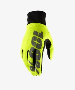 100% HYDROMATIC Gloves Fluo Yellow