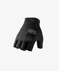 100% SLING Short Finger Gloves Black