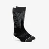 100% TORQUE Comfort Moto Socks Black/Steel Grey 2 100% TORQUE Comfort Moto Socks Black/Steel Grey