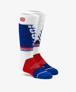 100% TORQUE Moto Socks - White - Youth