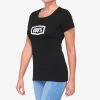100% ESSENTIAL T-Shirt - Black - Womens