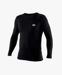 100% Base Layers BASECAMP Long Sleeve Base Layer - Black