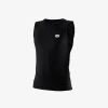 100% Base Layers BASECAMP Sleeveless Base Layer - Black