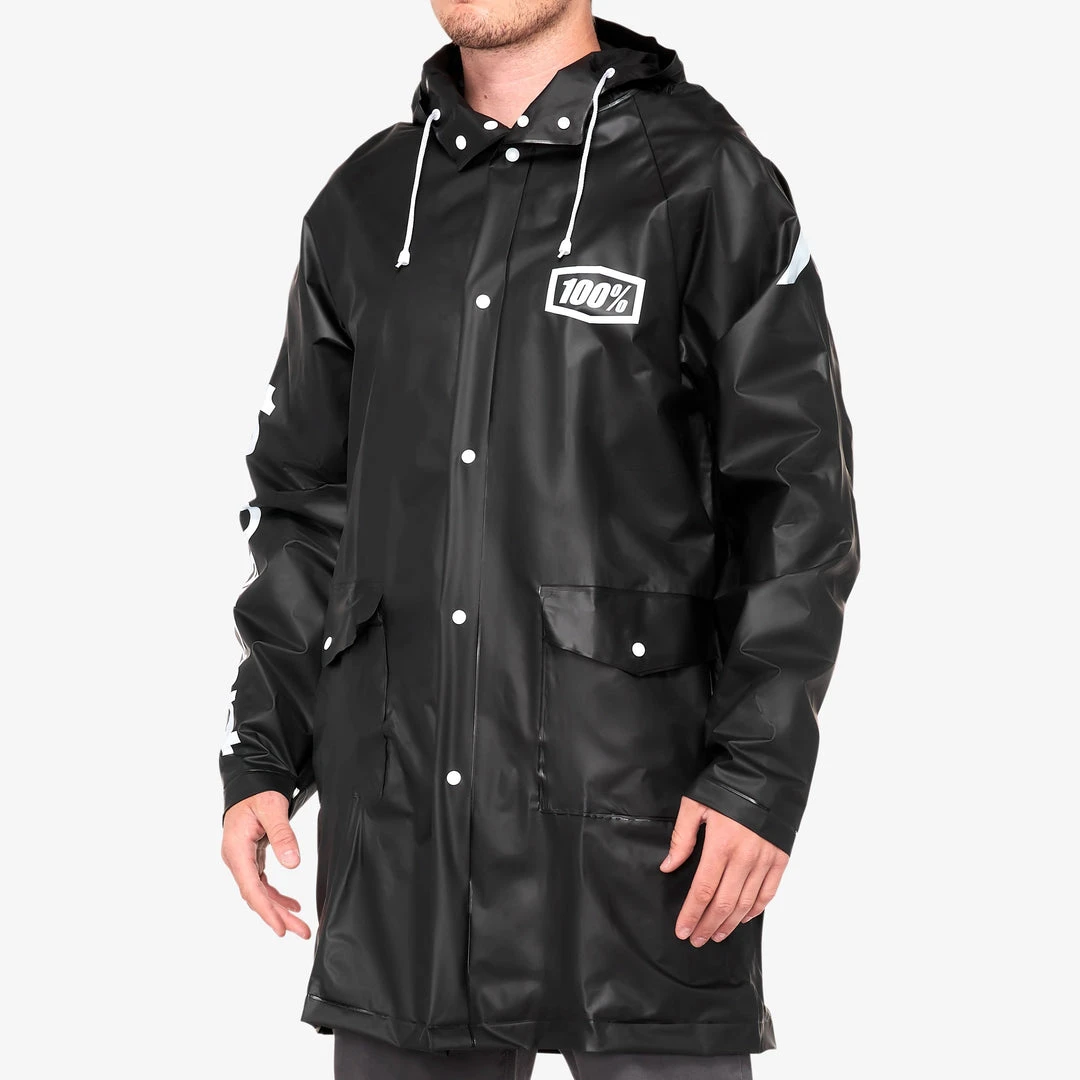 100% TORRENT Mechanic's Raincoat Black 3 100% TORRENT Mechanic's Raincoat Black