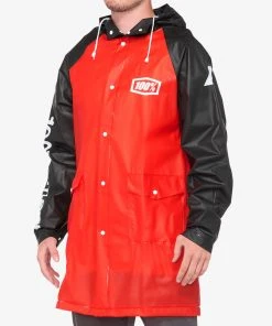 100% TORRENT Mechanic's Raincoat Red/Black