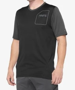 100% Men's Jerseys RIDECAMP Jersey Charcoal/Black