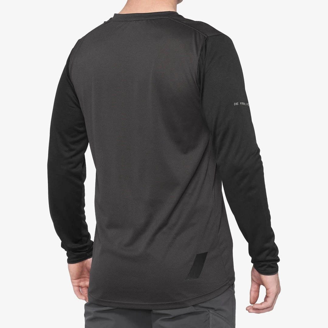 100% RIDECAMP Long Sleeve Jersey Black/Charcoal Men's Jerseys 4 100% RIDECAMP Long Sleeve Jersey Black/Charcoal Men's Jerseys