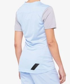 100% RIDECAMP Women's Jersey Powder Blue/Grey
