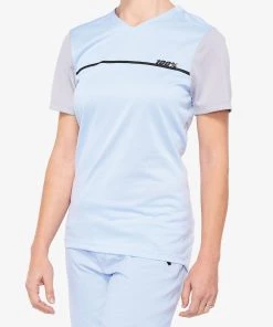 100% RIDECAMP Women's Jersey Powder Blue/Grey