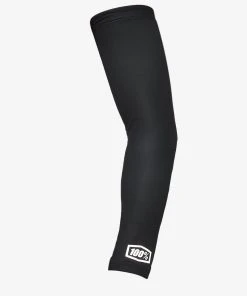 100% EXCEEDA Arm Sleeve Solid Black Men's Lycra