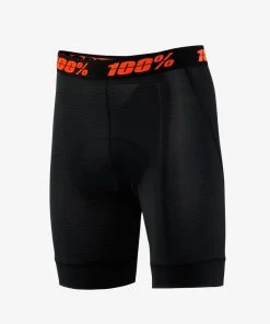 100% CRUX Liner Shorts - Black - Youth Base Layers