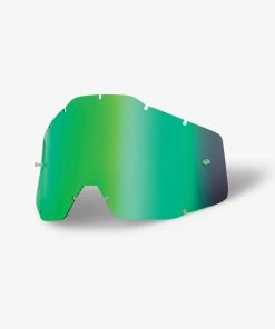 100% Europe RACECRAFT/ACCURI/STRATA - Replacement Lens - Green Mirror