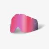 100% Europe RACECRAFT/ACCURI/STRATA - Replacement Lens - Pink Mirror/Smoke