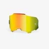 100% Europe ARMEGA Replacement Lens Gold Mirror Goggle Lenses