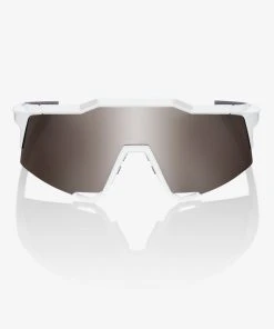 100% Europe Sunglasses SPEEDCRAFT® - Matte White - HiPER® Silver Mirror Lens