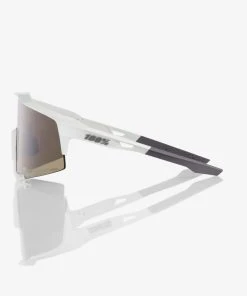 100% Europe Sunglasses SPEEDCRAFT® - Matte White - HiPER® Silver Mirror Lens