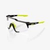 100% Europe Speedcraft - Gloss Black - Photochromic Lens Sunglasses