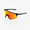 100% Europe SPEEDCRAFT® - Soft Tact Black - HiPER Red Multilayer Mirror Lens