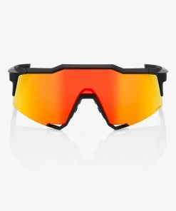 100% Europe SPEEDCRAFT® - Soft Tact Black - HiPER Red Multilayer Mirror Lens