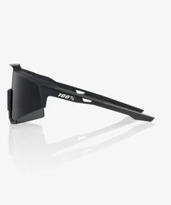 100% Europe Sunglasses SPEEDCRAFT® - Soft Tact Black - Smoke Lens