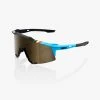 100% Europe Sunglasses SPEEDCRAFT - BWR Black - Soft Gold Mirror Lens