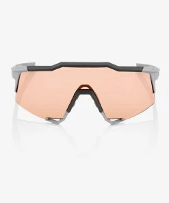 100% Europe Speedcraft - Soft Tact Stone Grey - HiPER Coral Lens