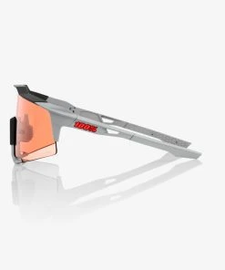 100% Europe Speedcraft - Soft Tact Stone Grey - HiPER Coral Lens