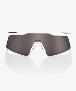 100% Europe SPEEDCRAFT¨ SL - Matte White - HiPER¨ Silver Mirror Lens