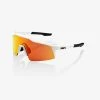 100% Europe Speedcraft SL - Soft Tact Off White - HiPER Red Multilayer Mirror Lens Sunglasses