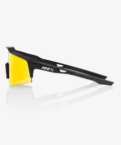 100% Europe Sunglasses SPEEDCRAFT® SL - Soft Tact Black - HiPER® Red Multilayer Mirror Lens