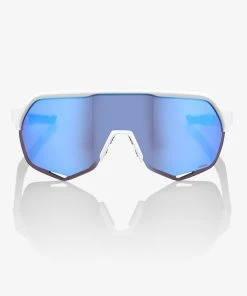 100% Europe Sunglasses S2 - Matte White - HiPER Blue Multilayer Mirror Lens 7 100% Europe Sunglasses S2 - Matte White - HiPER Blue Multilayer Mirror Lens