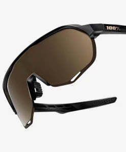 100% Europe Sunglasses S2 - Matte Black - Soft Gold Mirror Lens 8 100% Europe Sunglasses S2 - Matte Black - Soft Gold Mirror Lens