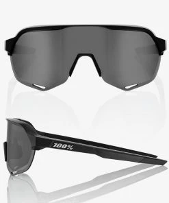 100% Europe S2 - Soft Tact Black - Smoke Lens Sunglasses