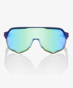 100% Europe S2 - Matte Metallic Into The Fade - Blue Topaz Multilayer Mirror Lens Sunglasses