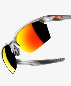 100% Europe SPORTCOUPE - Matte White - HiPER Red Multilayer Mirror Lens
