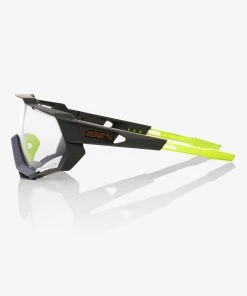 100% Europe Sunglasses SPEEDTRAP¨ - Soft Tact Cool Grey - Photochromic Lens