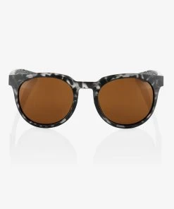 100% Europe CAMPO - Matte Black Havana - Bronze Lens Sunglasses