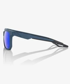 100% Europe CENTRIC - Soft Tact Blue - Blue Multilayer Mirror Lens Sunglasses