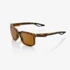 100% Europe CENTRIC - Soft Tact Havana - Bronze PEAKPOLAR Lens - FA21 Sunglasses