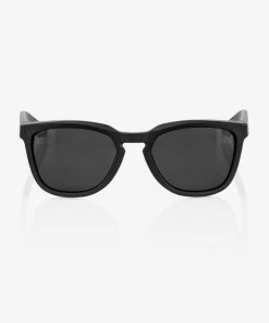 100% Europe HUDSON - Soft Tact Black - Smoke Lens Sunglasses