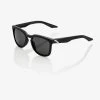 100% Europe HUDSON - Soft Tact Black - Smoke Lens Sunglasses