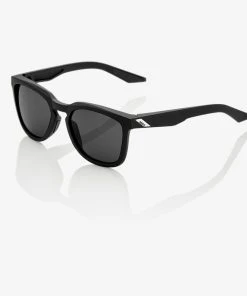 100% Europe HUDSON - Soft Tact Black - Smoke Lens Sunglasses