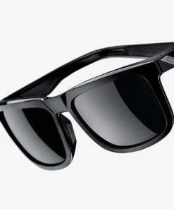 100% Europe BLAKE - Polished Black - Grey PEAKPOLAR Lens - SP22 Sunglasses