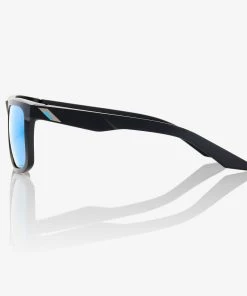 100% Europe Sunglasses BLAKE - Matte Black - HiPER Blue Multilayer Mirror Lens - SP22 8 100% Europe Sunglasses BLAKE - Matte Black - HiPER Blue Multilayer Mirror Lens - SP22