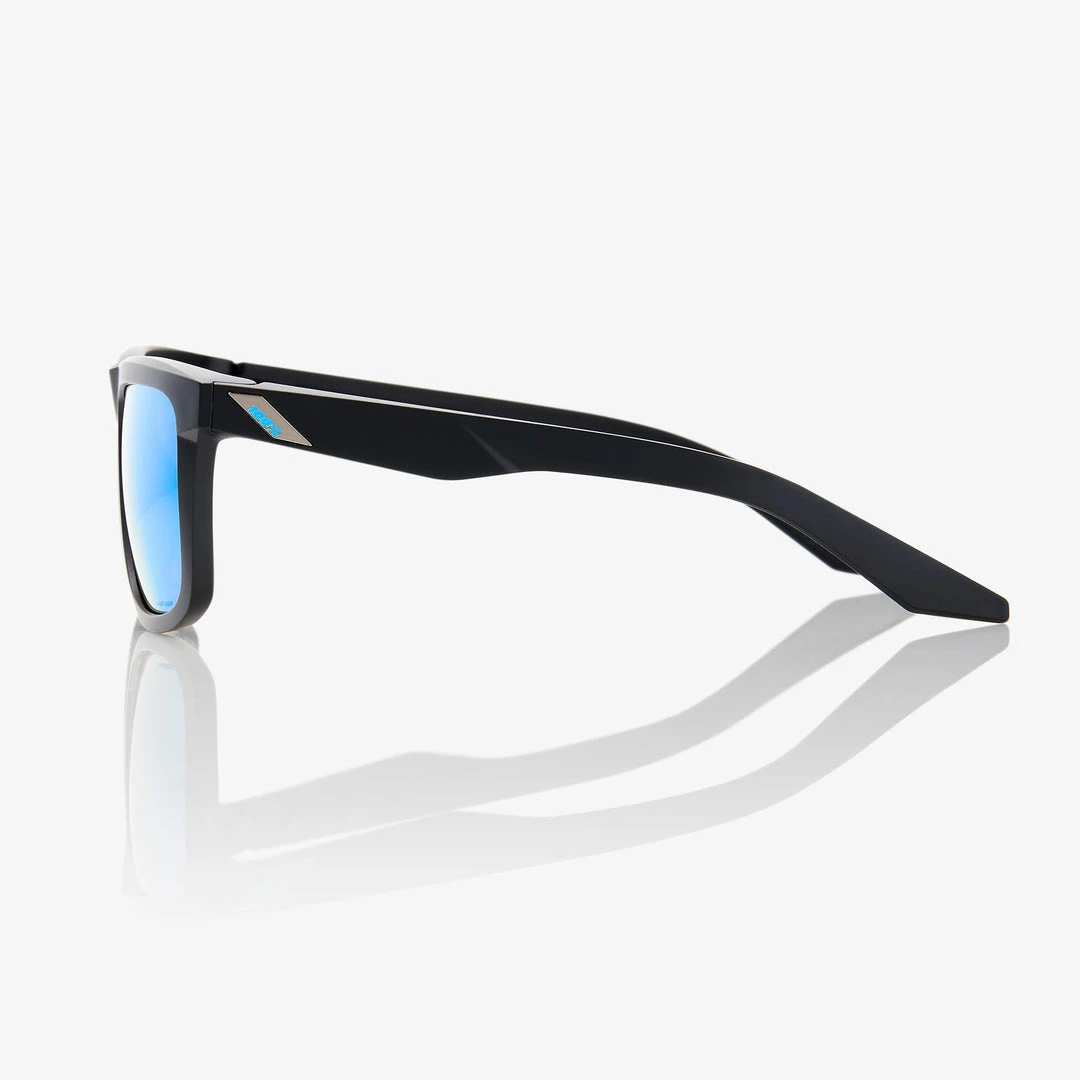 100% Europe Sunglasses BLAKE - Matte Black - HiPER Blue Multilayer Mirror Lens - SP22 5 100% Europe Sunglasses BLAKE - Matte Black - HiPER Blue Multilayer Mirror Lens - SP22