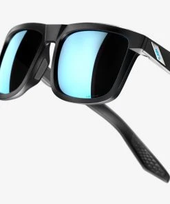 100% Europe Sunglasses BLAKE - Matte Black - HiPER Blue Multilayer Mirror Lens - SP22 9 100% Europe Sunglasses BLAKE - Matte Black - HiPER Blue Multilayer Mirror Lens - SP22