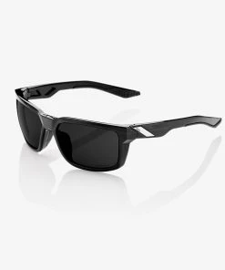 100% Europe DAZE - Polished Black - Grey PEAKPOLAR Lens