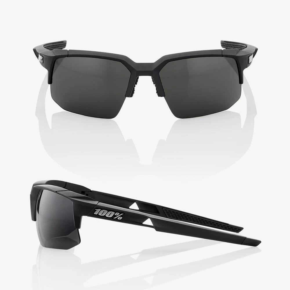 100% Europe SPEEDCOUPE - Soft Tact Black - Smoke Lens Sunglasses 4 100% Europe SPEEDCOUPE - Soft Tact Black - Smoke Lens Sunglasses