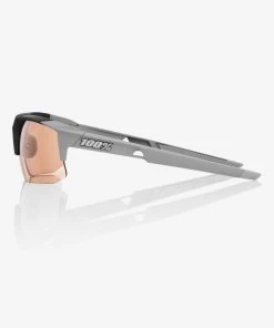 100% Europe Sunglasses SPEEDCOUPE - Soft Tact Stone Grey - HiPER Coral Lens 7 100% Europe Sunglasses SPEEDCOUPE - Soft Tact Stone Grey - HiPER Coral Lens