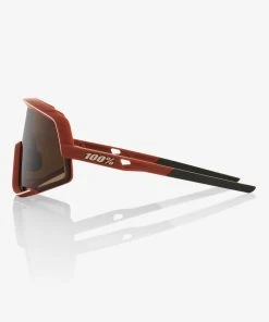 100% Europe Sunglasses GLENDALE - Soft Tact Bordeaux - Bronze Lens